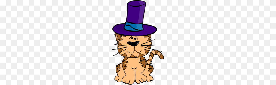 Cat In A Hat Clip Art, Clothing, Person, Magician, Performer Png Image