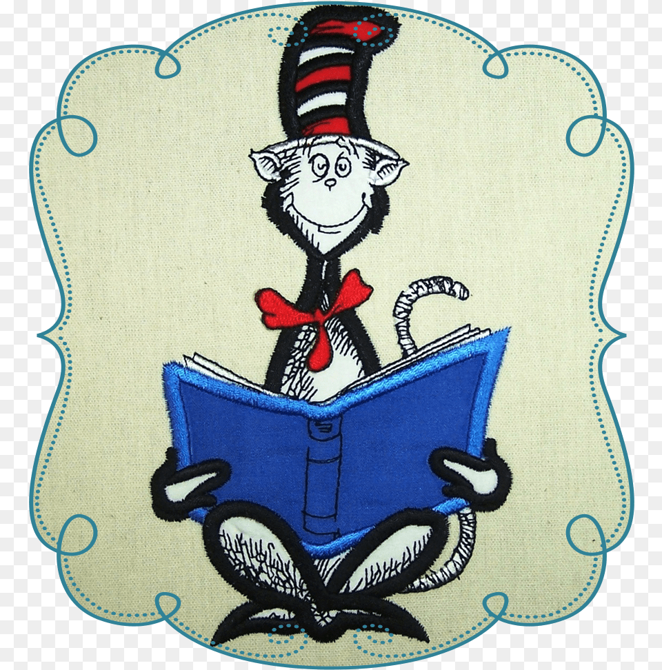 Cat In The Hat, Applique, Pattern, Home Decor, Baby Png