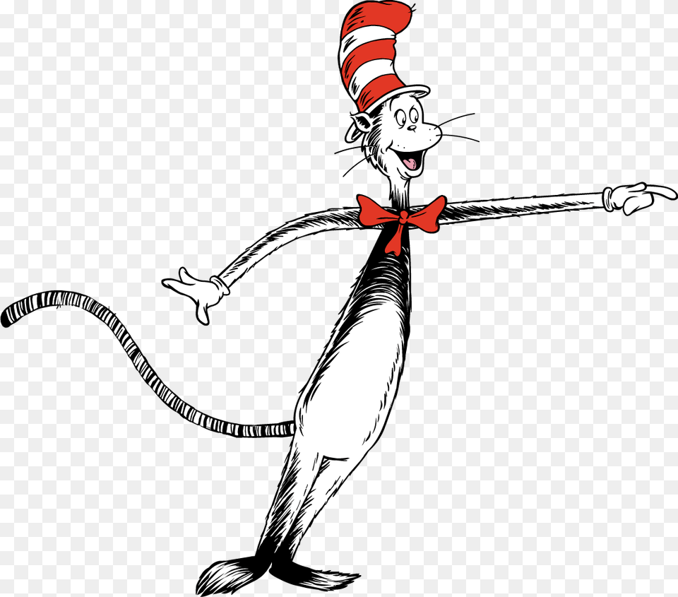 Cat In The Hat Clipart, Book, Publication, Comics, Person Png
