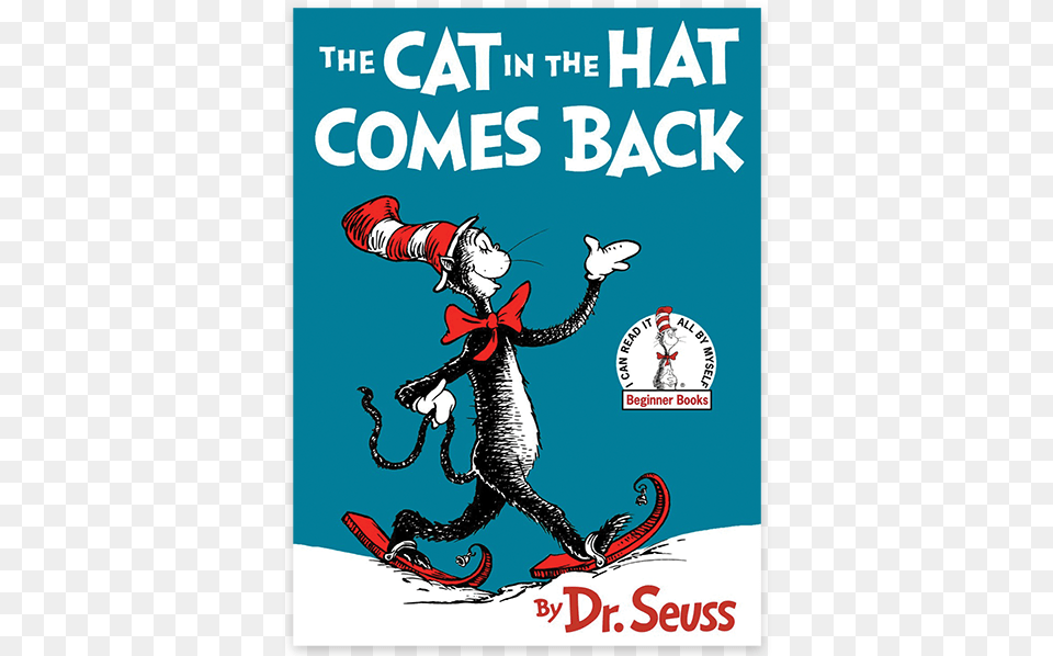 Cat In The Hat Comes Back, Advertisement, Book, Comics, Poster Free Transparent Png