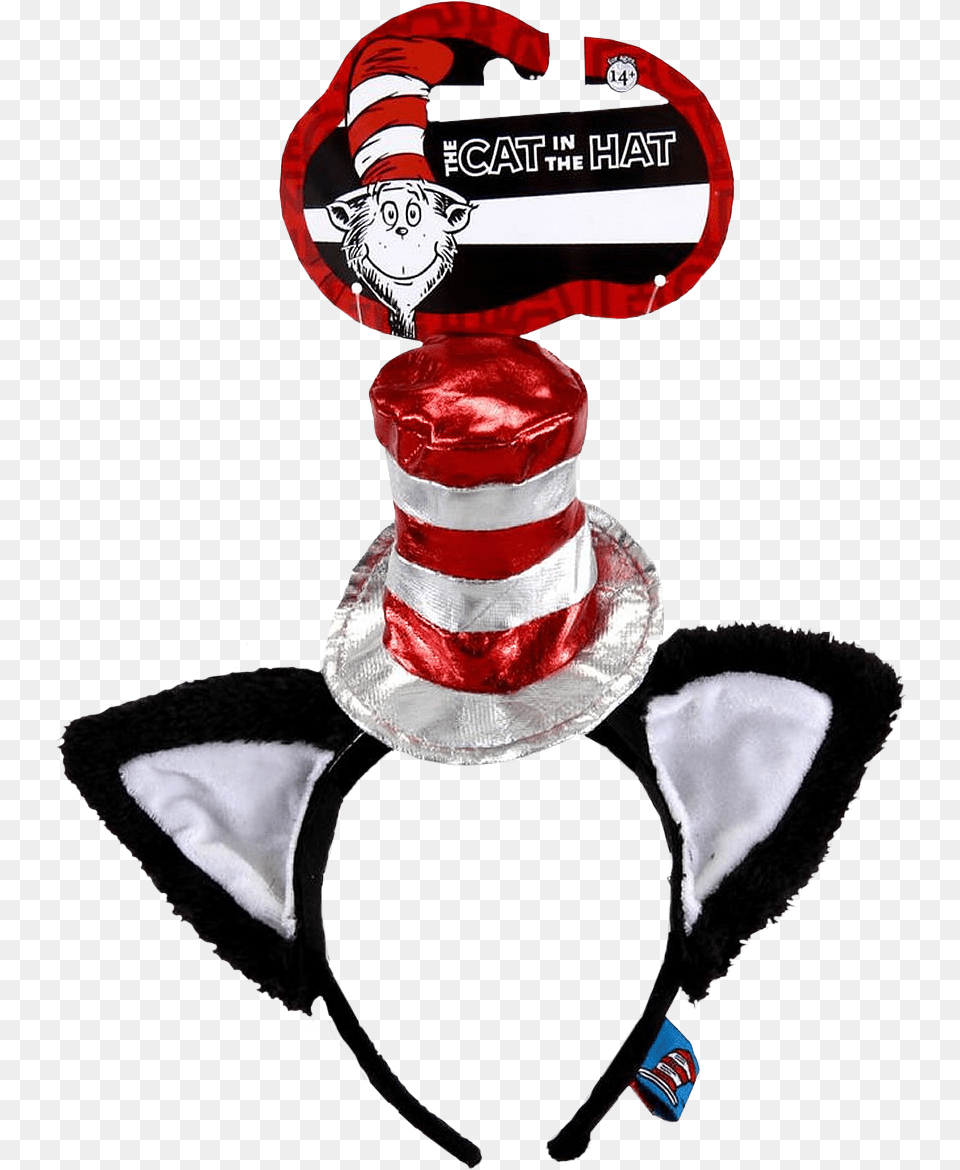 Cat In The Hat Deluxe Headband Dr Seuss Popcultcha Elope, Clothing, Person Free Png Download