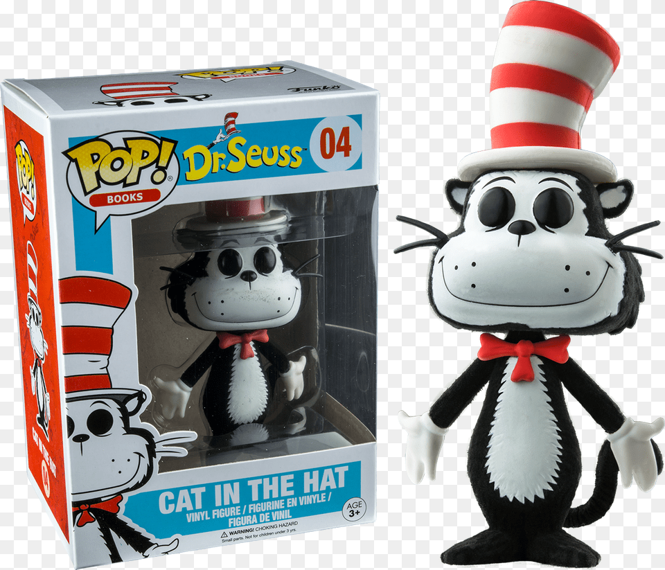 Cat In The Hat Funko Pop, Toy, Baby, Person, Plush Png