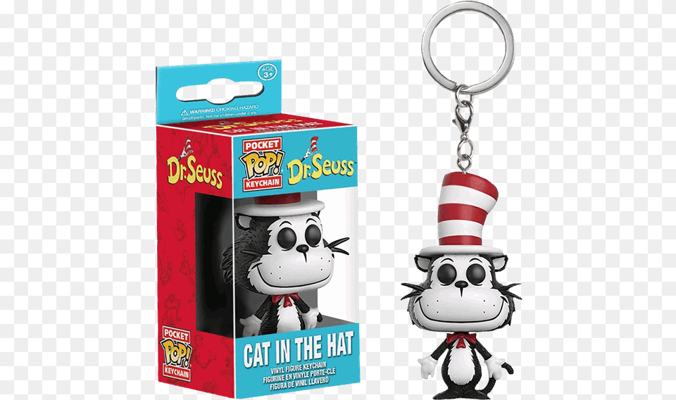 Cat In The Hat Pop Keychain Free Png