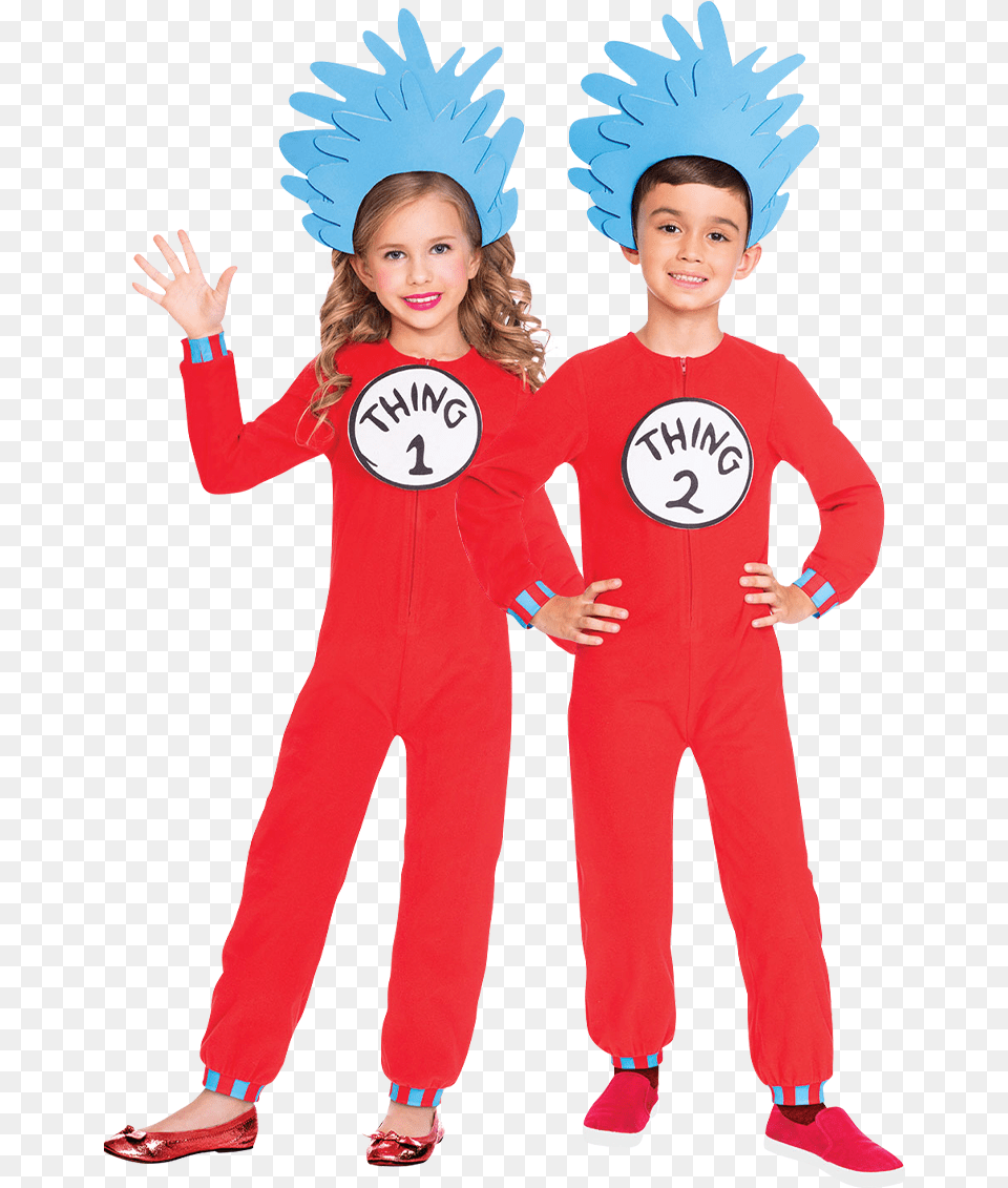 Cat In The Hat Twins, Person, Clothing, Costume, Sleeve Png