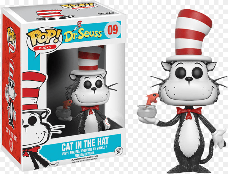 Cat In The Hat With Fish Bowl Us Exclusive Pop Vinyl Funko Pop Cat In The Hat, Baby, Person, Robot Png