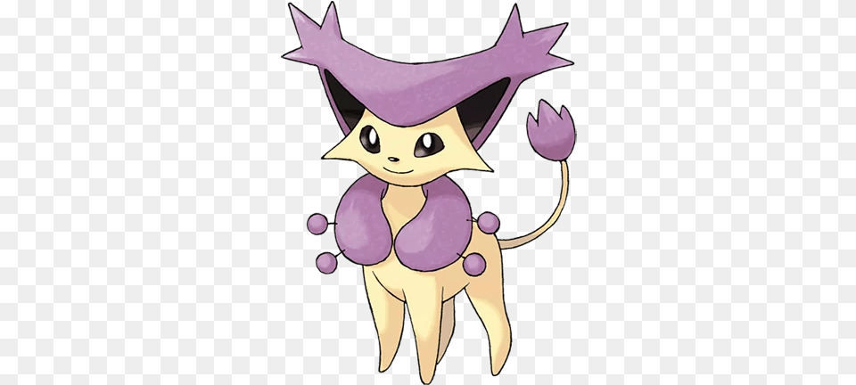 Cat Inspired Pokemon Pokemon Delcatty, Purple, Cartoon, Baby, Book Png