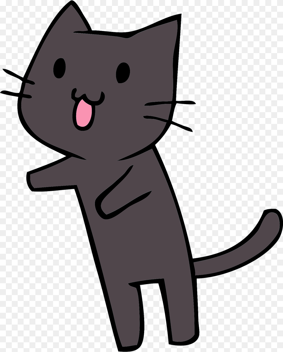 Cat Is Dancing Clipart, Animal, Mammal, Pet, Person Png Image