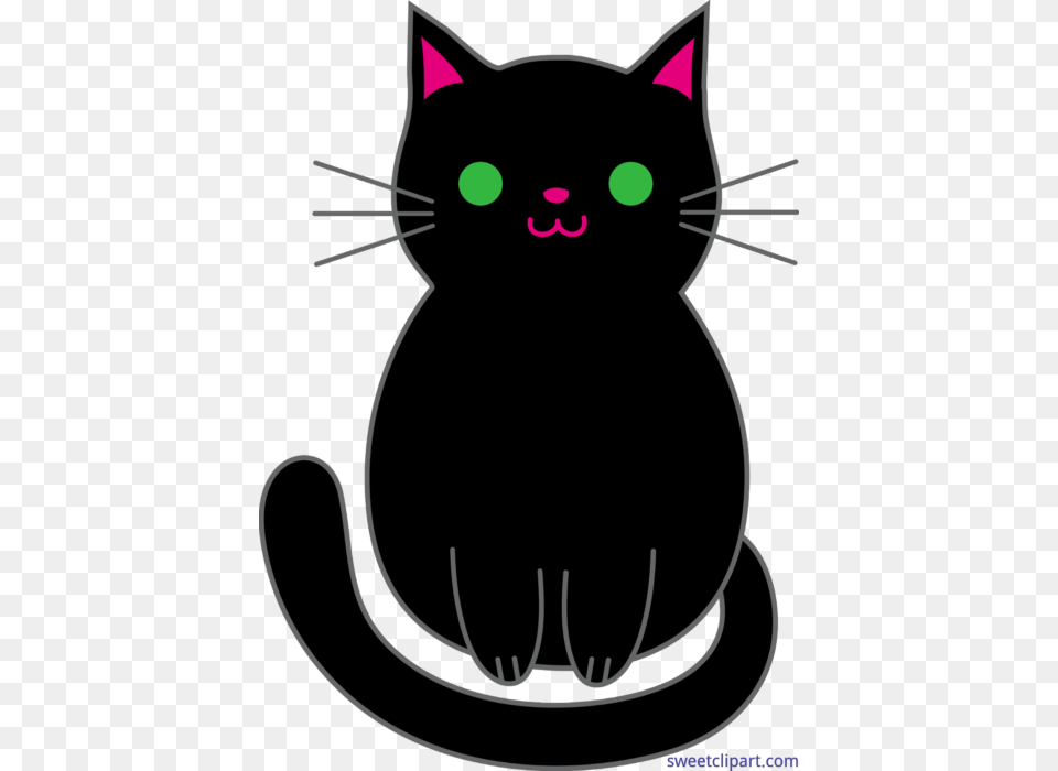 Cat Kitten Cute Black Clip Art, Animal, Mammal, Pet, Black Cat Free Png Download