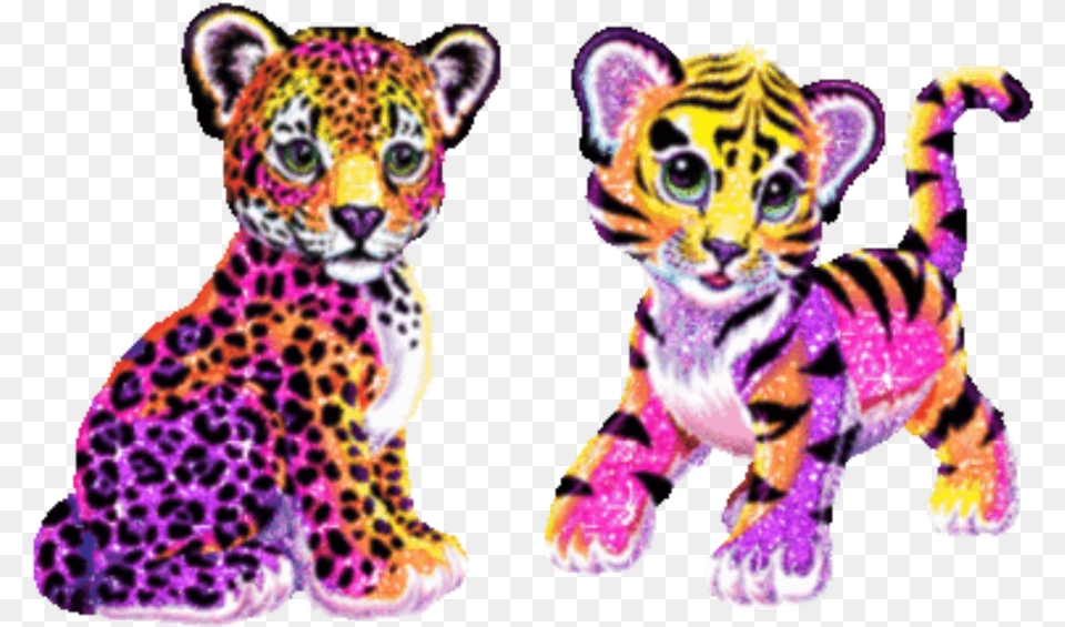 Cat Kitty Kitten Lisafrank Scene Scenecore Blingee Lisa Frank Clip Art, Animal, Mammal, Tiger, Wildlife Png Image