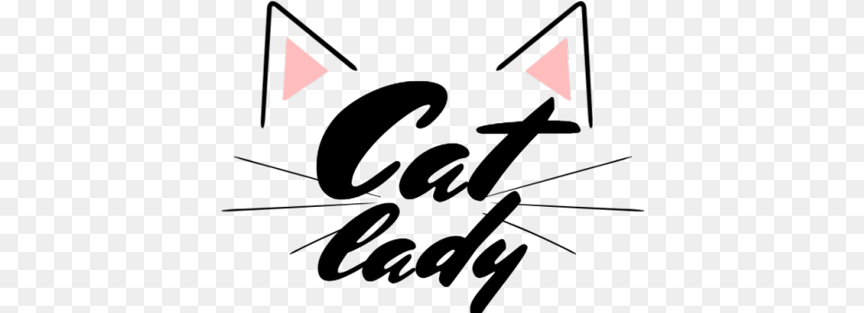 Cat Lady Cats Tshirt Design, Triangle Free Png Download