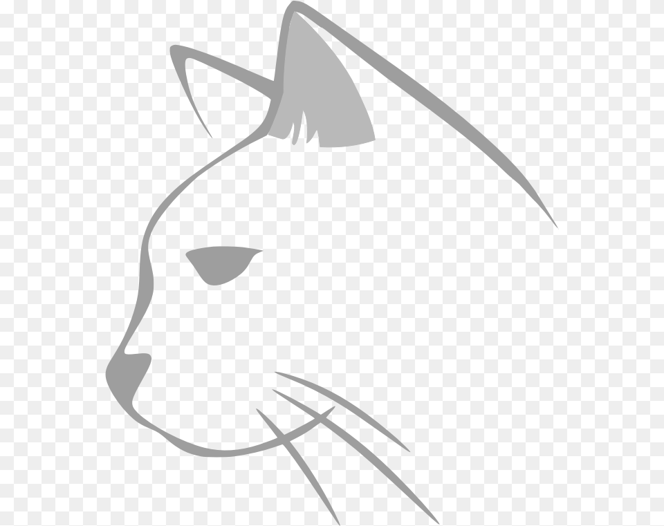 Cat Line Art Kitten Drawing Silhouette, Animal, Mammal, Pet, Fish Png