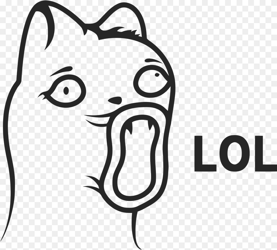 Cat Lol L Cat Troll Face, Person, Head Free Png Download