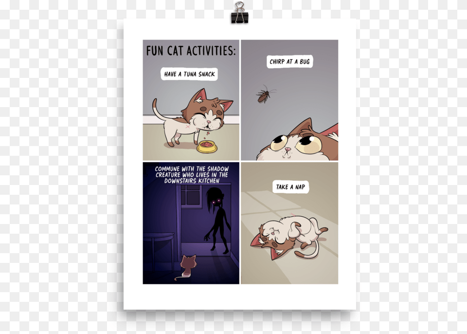 Cat Memes Funny Clean, Publication, Book, Comics, Animal Free Png Download