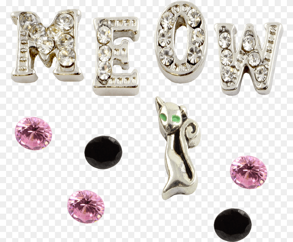 Cat Meow, Accessories, Jewelry, Gemstone, Earring Free Png