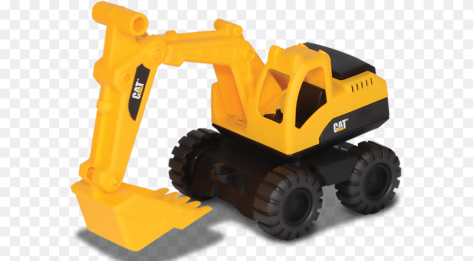 Cat Mini Excavator Toy, Machine, Bulldozer, Wheel Png Image