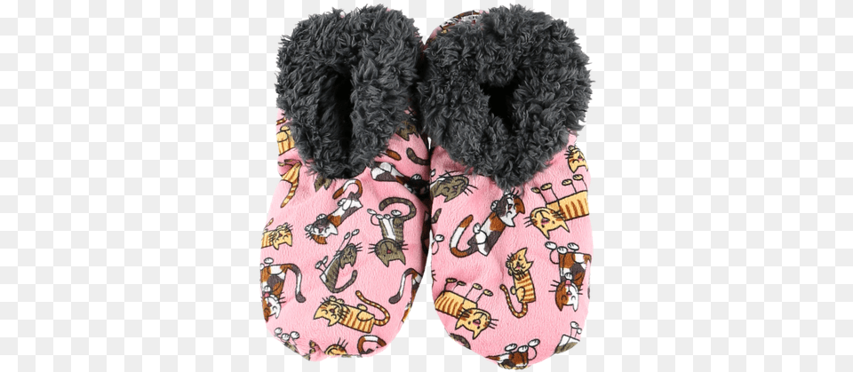 Cat Nap Lazy One Cat Nap Fuzzy Slippers Adult Smallmedium, Clothing, Footwear, Shoe, Sneaker Free Transparent Png