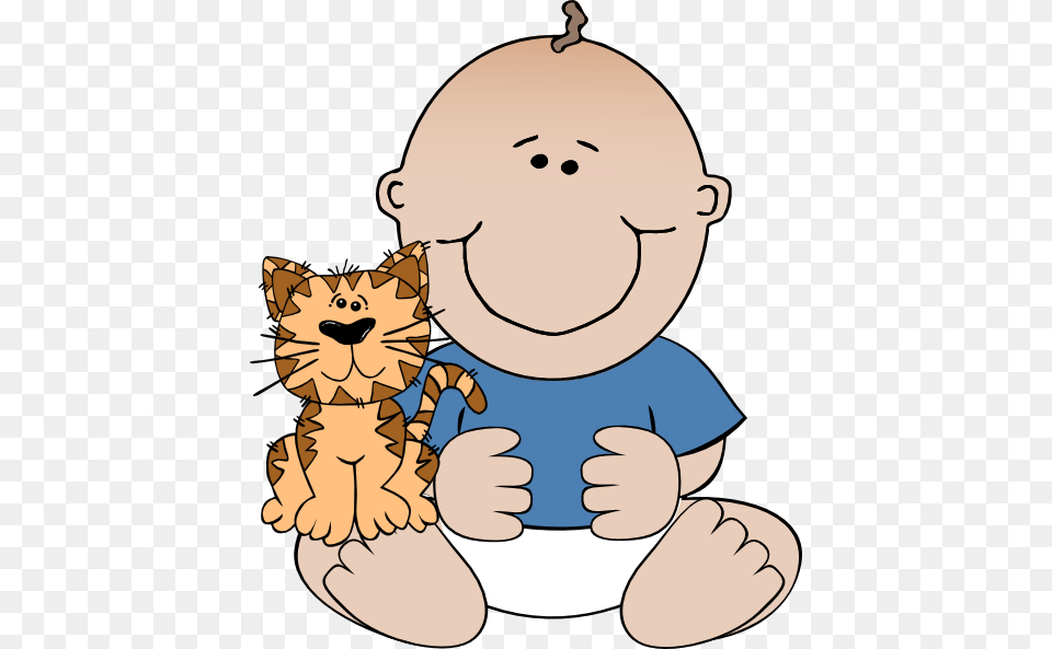 Cat On Lap Clip Art, Baby, Person, Face, Head Png Image