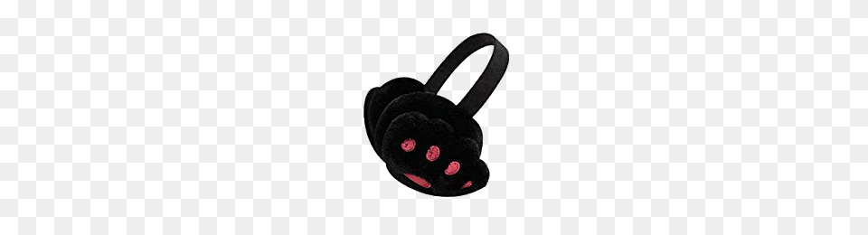 Cat Paw Black Earmuffs, Electronics, Smoke Pipe Png