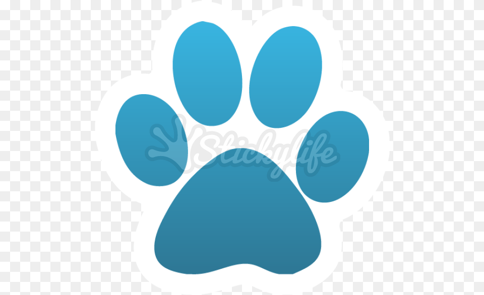 Cat Paw Car Magnet Dark Blue Paw Prints, Cushion, Home Decor Free Png