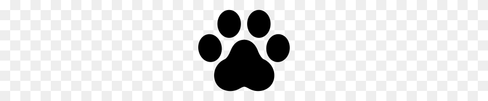 Cat Paw Collection Noun Project, Gray Free Png