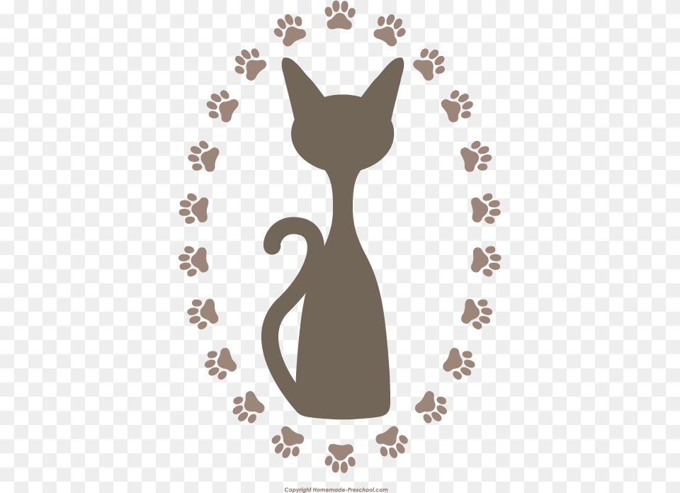 Cat Paw Prints Free Clip Art, Animal, Mammal, Pet Png