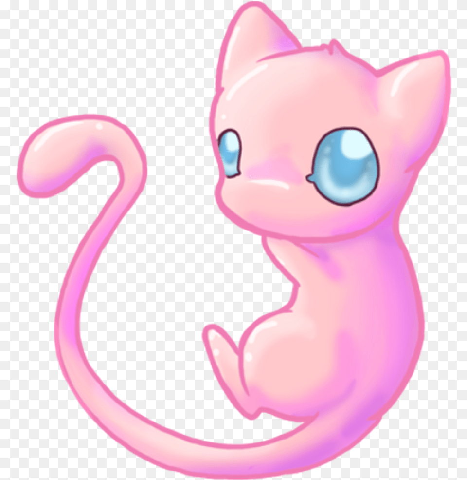 Cat Pinkcat Meow Kitty Lovecats Pets Katze Pokemon Cute Kawaii Pokemon Mew Mew Transparent Png