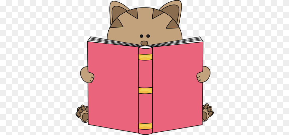 Cat Reading Book Clip Art, Person, Publication, Dynamite, Weapon Png Image