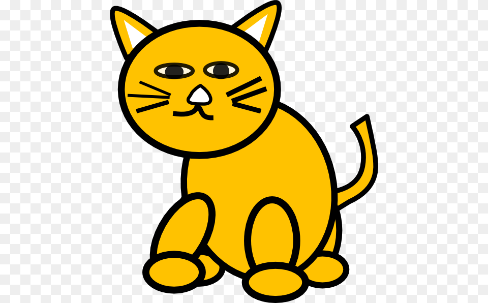 Cat Round Clip Art Free Vector, Animal, Pet, Mammal, Egyptian Cat Png Image