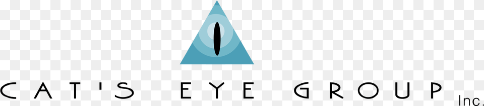 Cat S Eye Group Logo Transparent Triangle, Weapon, Arrow Free Png Download