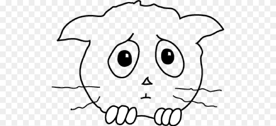 Cat Sad Clip Art For Web, Drawing Free Png
