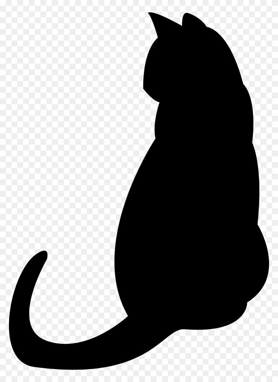 Cat Silhouette, Animal, Mammal, Pet Png
