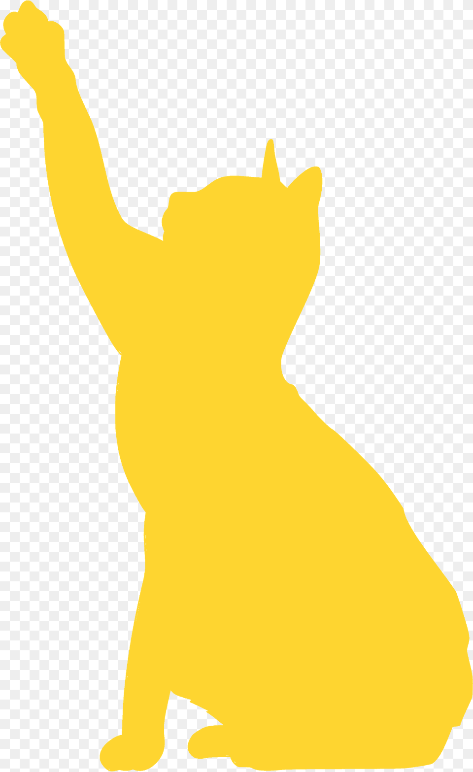 Cat Silhouette, Baby, Person, Animal, Pet Free Png