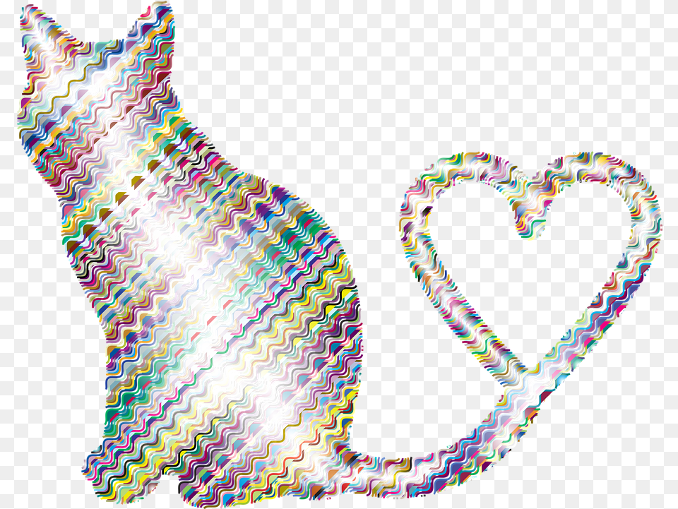 Cat Silhouette Animal Cat Feline Kitty Kitten Pet Cat, Art, Mammal, Egyptian Cat, Person Free Png Download