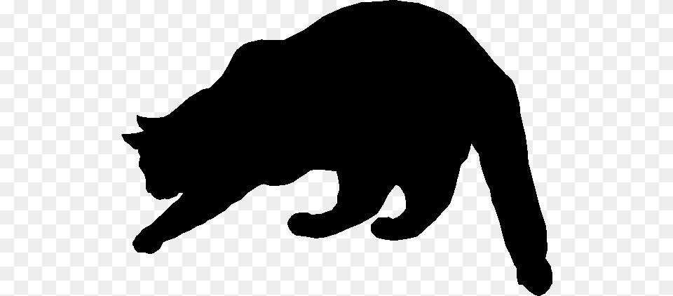 Cat Silhouette By Clipartcotttage On Clipart Library Cat Silhouette, Animal, Mammal, Pet, Canine Free Transparent Png