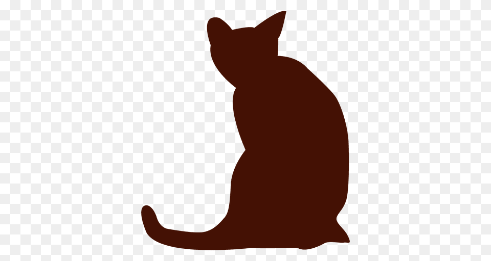 Cat Silhouette In Red, Animal, Mammal, Pet, Egyptian Cat Free Png Download