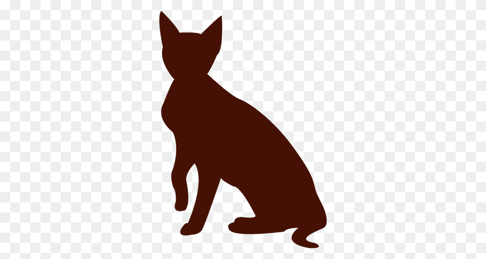 Cat Silhouette Pet, Animal, Mammal, Egyptian Cat Free Png