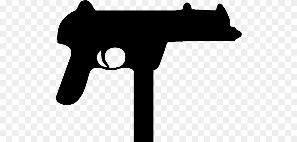 Cat Silhouette Point Clip Art Pop Art Guns, Firearm, Gun, Handgun, Weapon Png