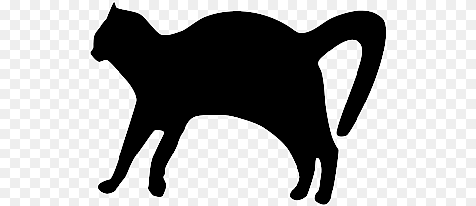 Cat Silhouette2 Black Cat, Stencil, Silhouette, Pet, Mammal Free Transparent Png