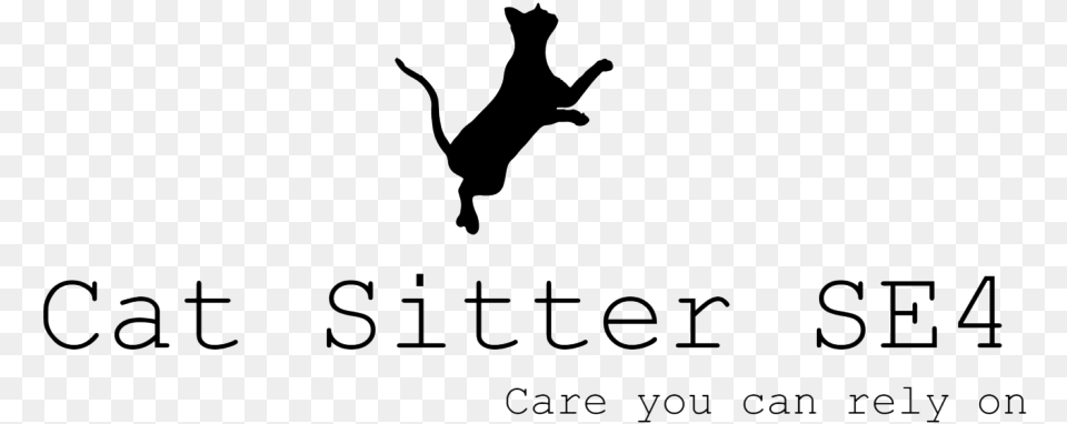 Cat Sitter Se4 Logo Silhouette, Text Free Transparent Png