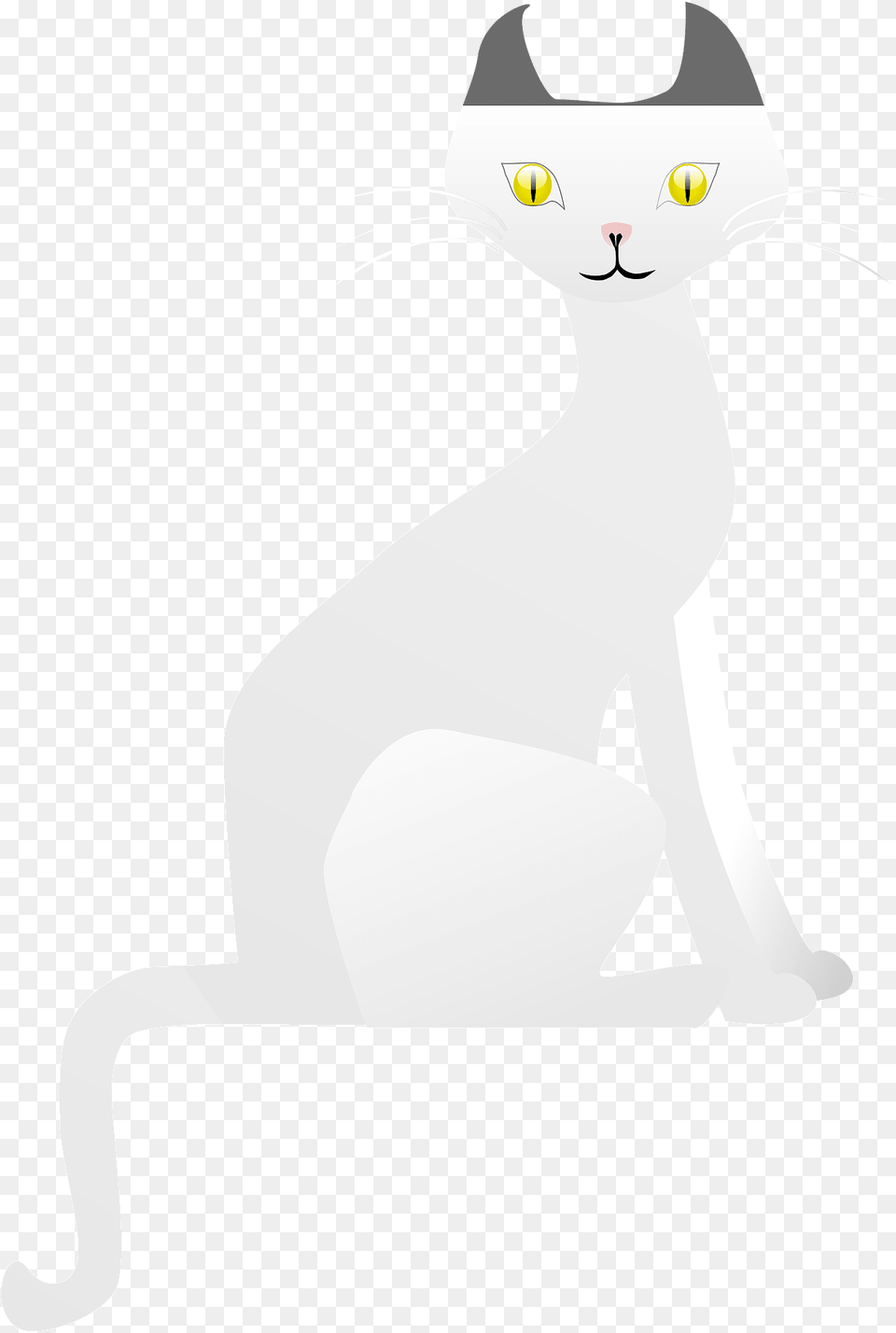 Cat Sitting Clipart, Animal, Mammal, Pet, Person Png