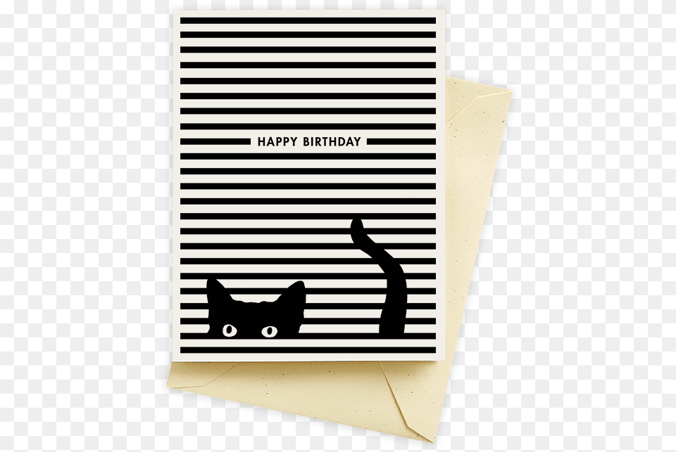 Cat Stripe Thank You Notecards 12 Folded Notes And, Envelope, Mail, Animal, Mammal Png Image