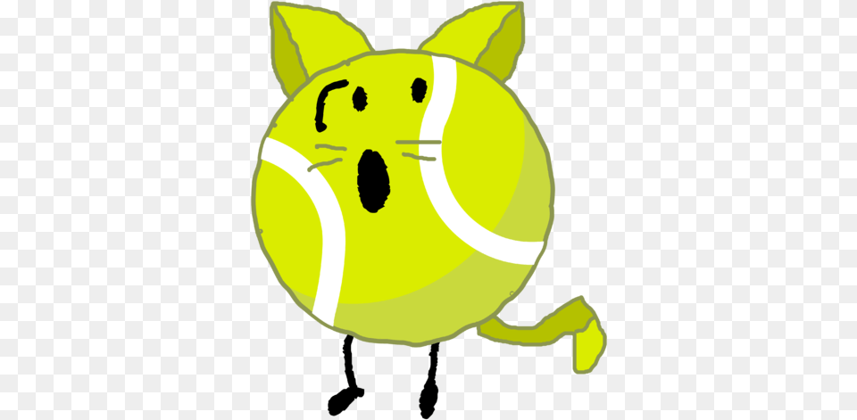 Cat Tennis Ball Bfb Tennis Ball Intro, Sport, Tennis Ball, Baby, Person Png