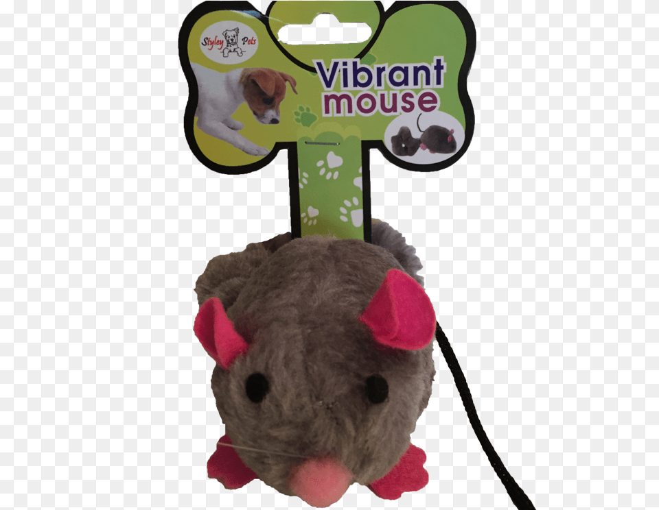 Cat Toy Grey Vibrating Mouse Toy, Plush, Animal, Canine, Dog Png Image
