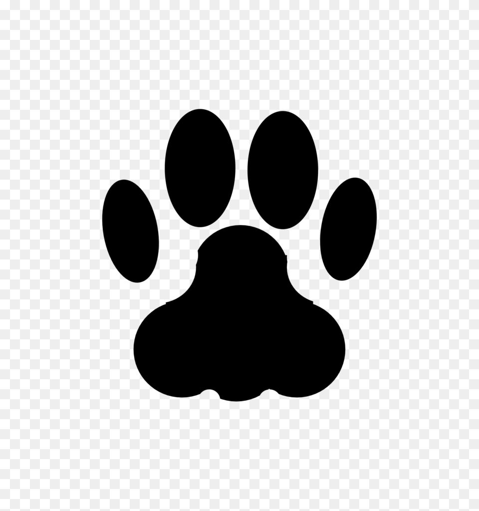 Cat Tracks Clipart Winging, Gray Free Transparent Png