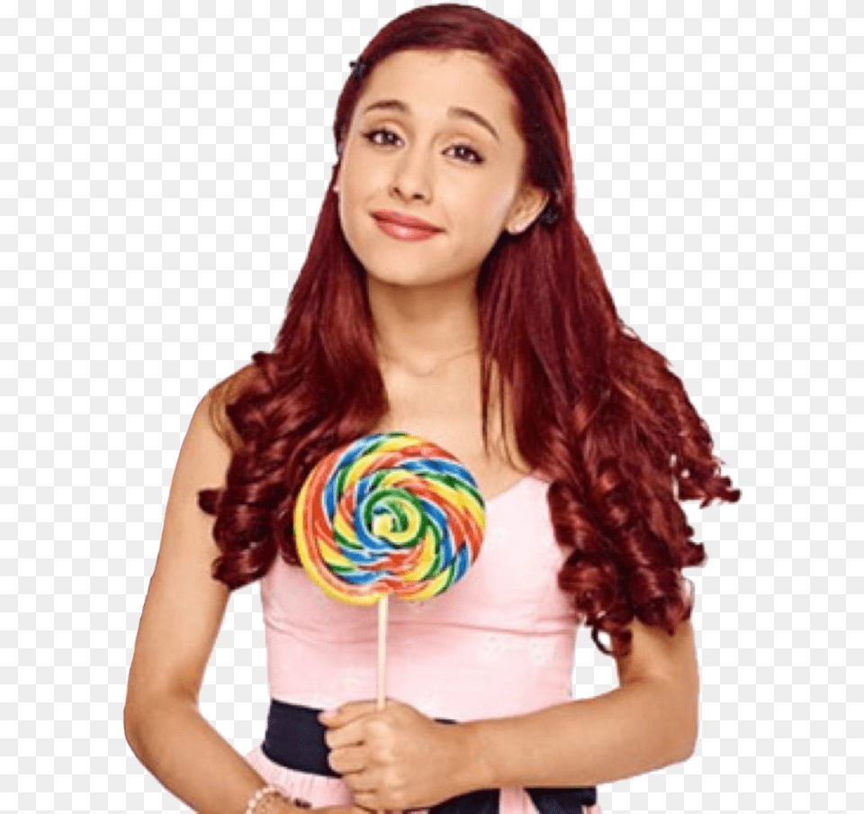 Cat Valentine Ariana Grande Sam Y Cat, Candy, Sweets, Food, Lollipop Free Png