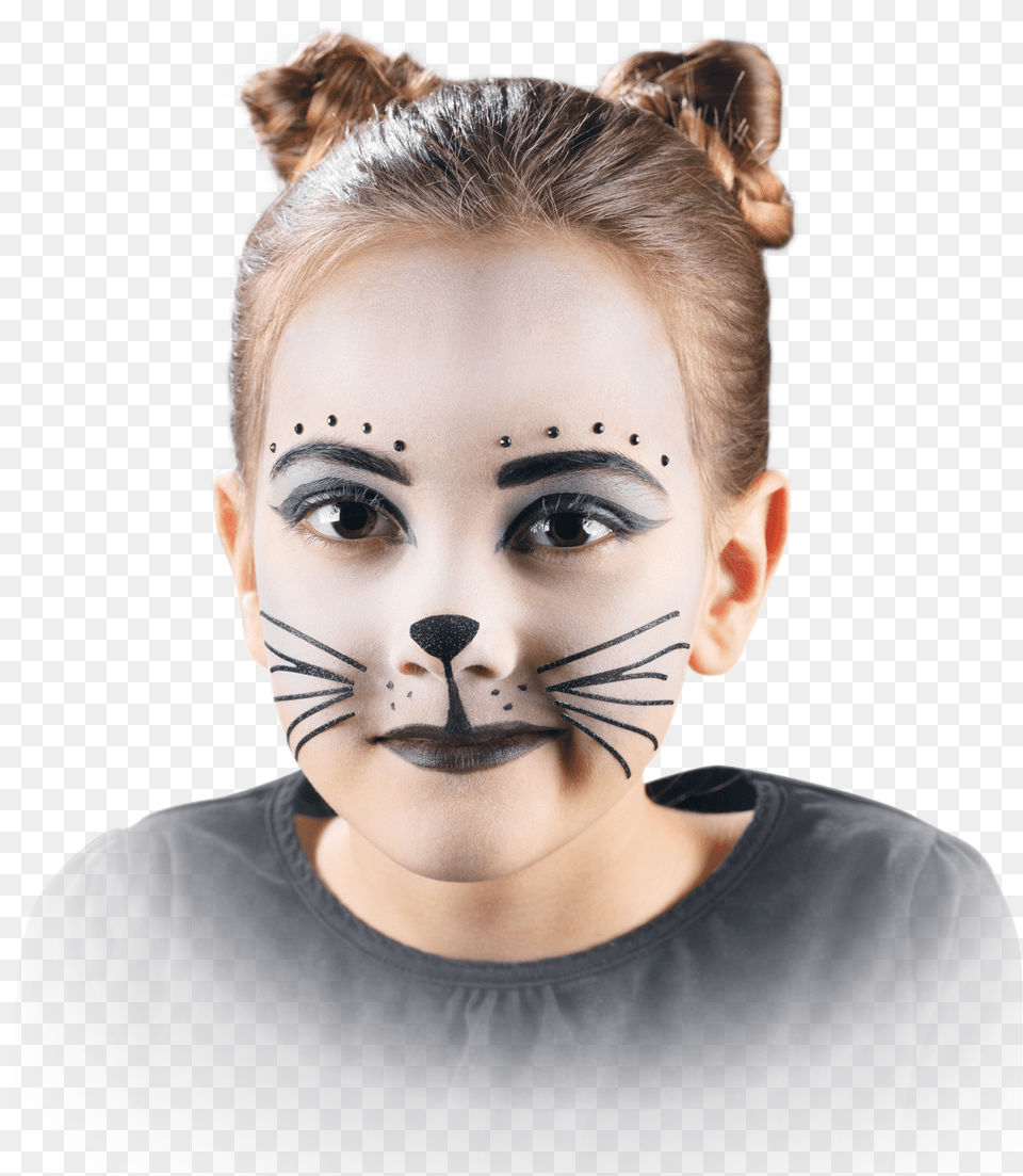 Cat Whiskers Make Up Set Large Mask Png Image