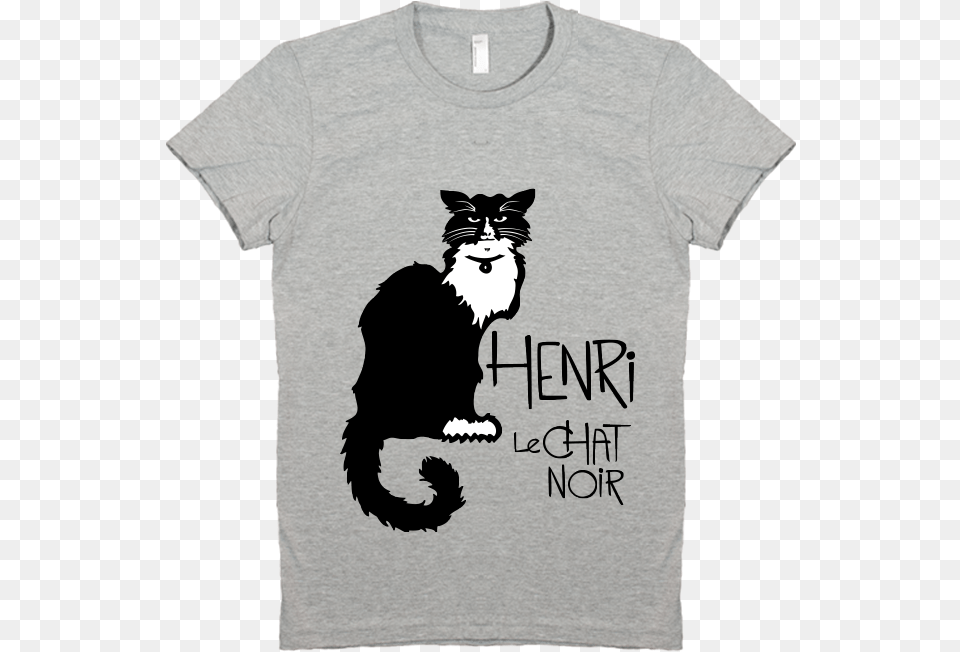 Cat Wisdom 101 Henri The Cat T Shirt, Clothing, T-shirt, Animal, Bird Png Image