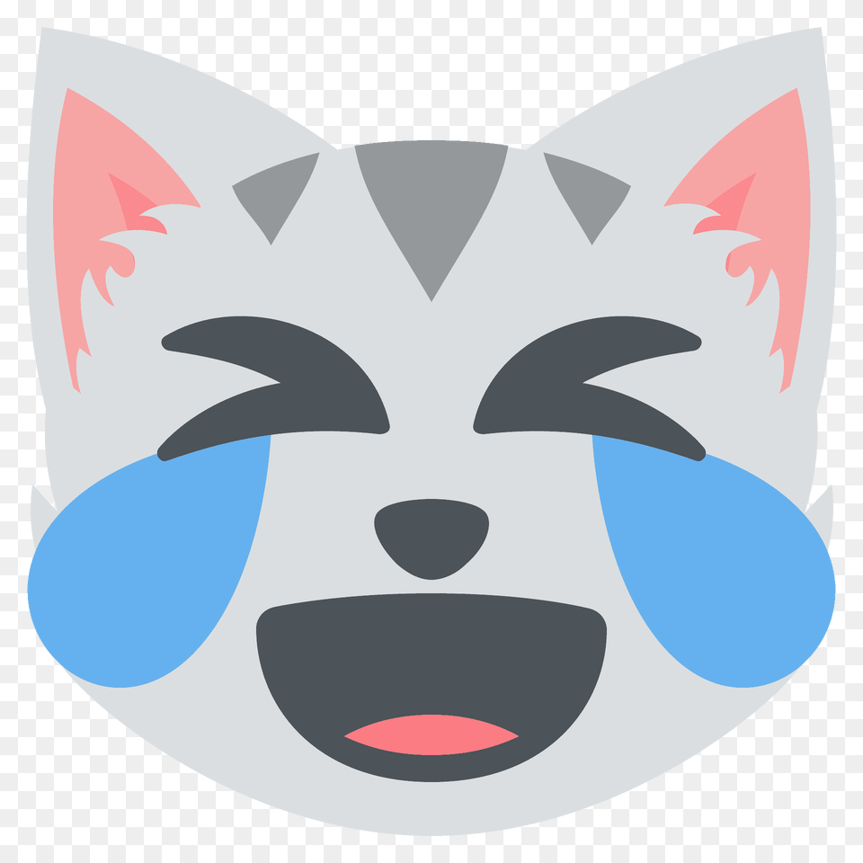 Cat With Tears Of Joy Emoji Clipart, Animal, Fish, Sea Life, Shark Png