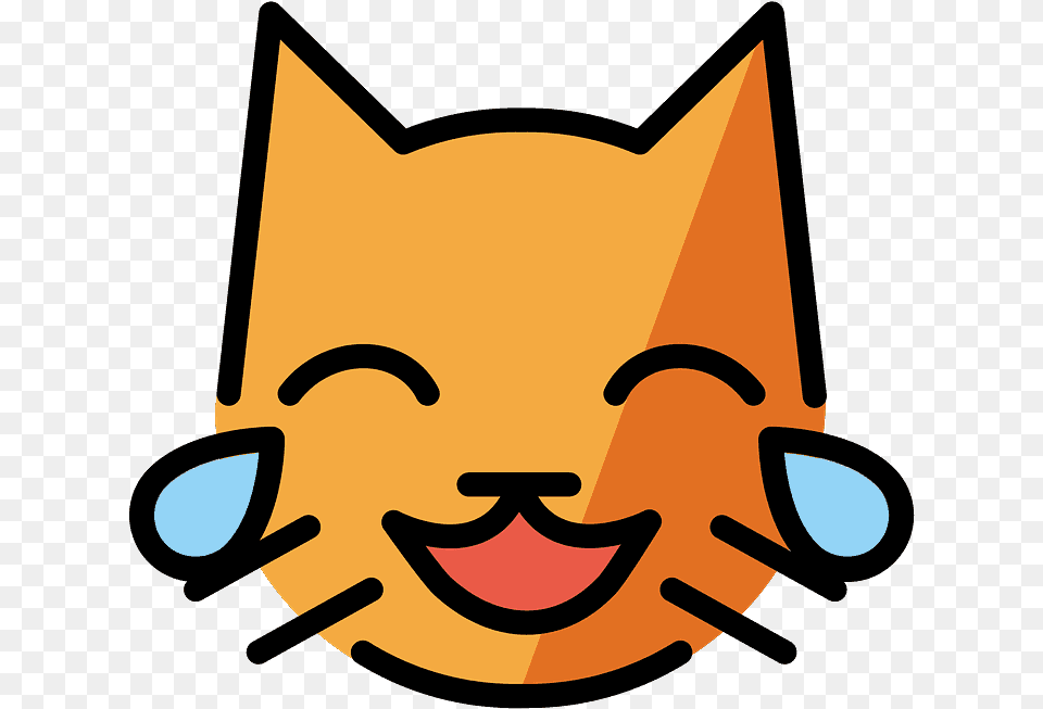 Cat With Tears Of Joy Emoji Clipart Cat Face Vector, Logo, Baby, Person Free Png