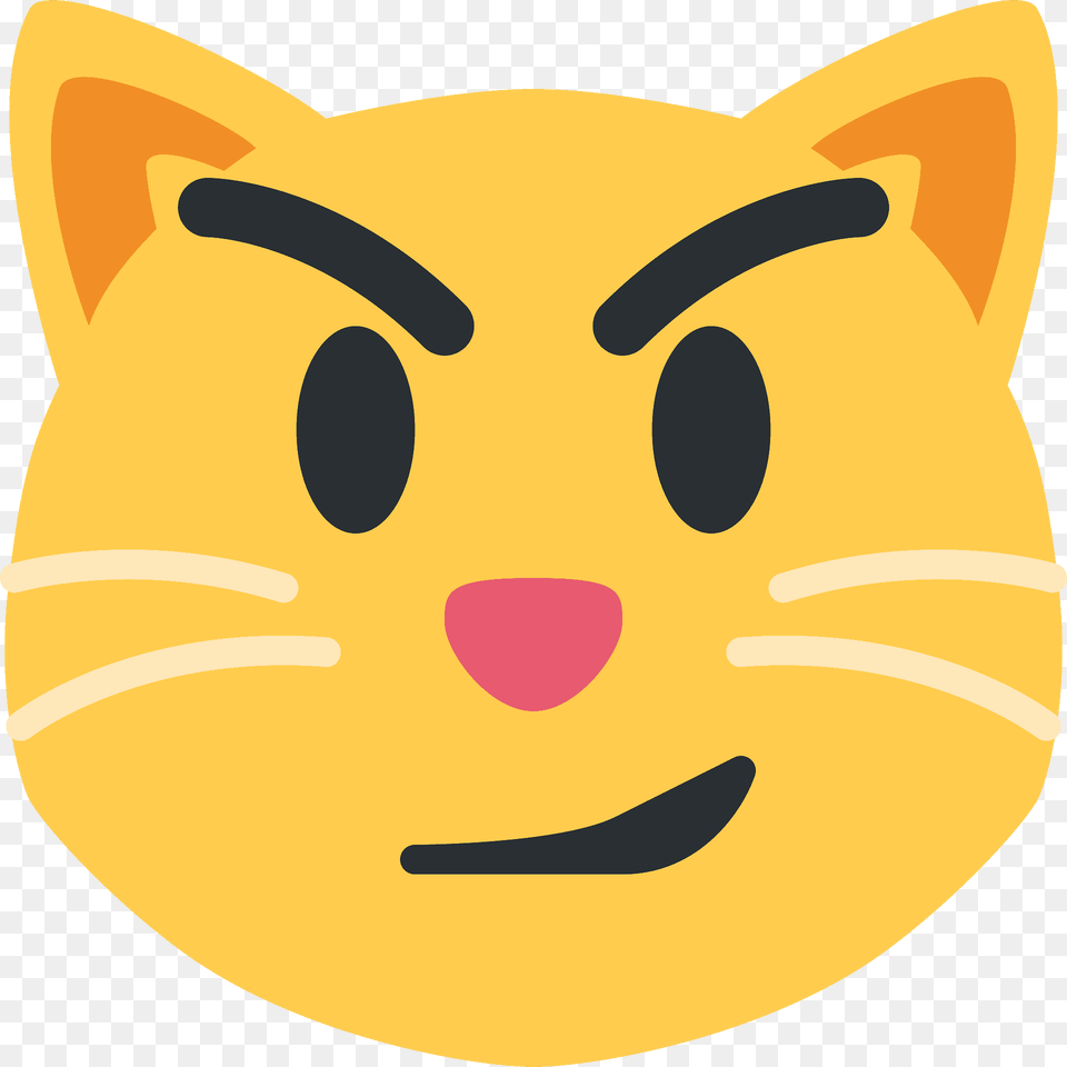 Cat With Wry Smile Emoji Clipart, Plush, Toy, Clothing, Hardhat Free Png Download
